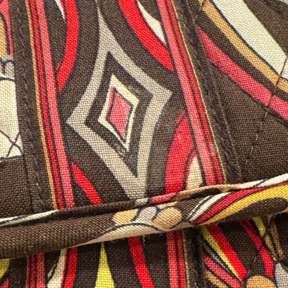 Vera Bradley Red and Yellow Patterned Shoulder Bag Set